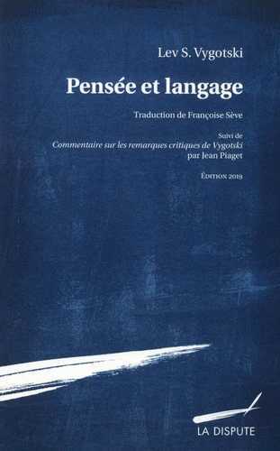 Pensée et langage (Edition 2019)