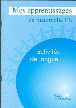 Mes apprentissages en maternelle grande section, activités de langue, Maroc, élève