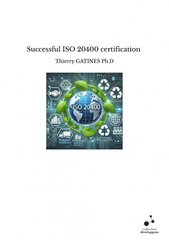 Successful ISO 20400 certification