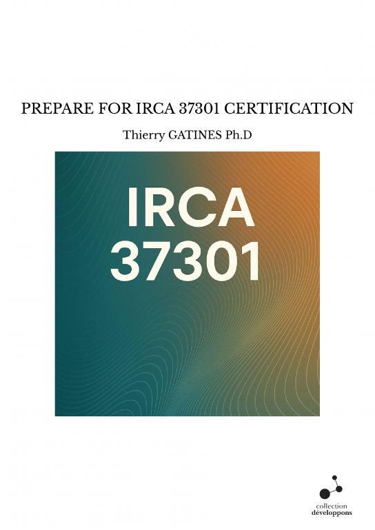 PREPARE FOR IRCA 37301 CERTIFICATION