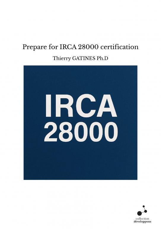 Prepare for IRCA 28000 certification