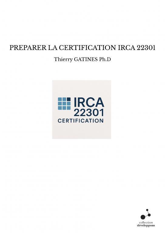 PREPARER LA CERTIFICATION IRCA 22301