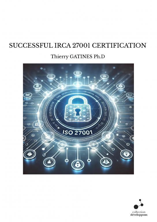 SUCCESSFUL IRCA 27001 CERTIFICATION