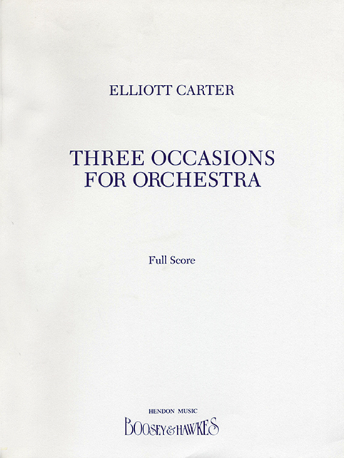 Three Occasions for Orchestra