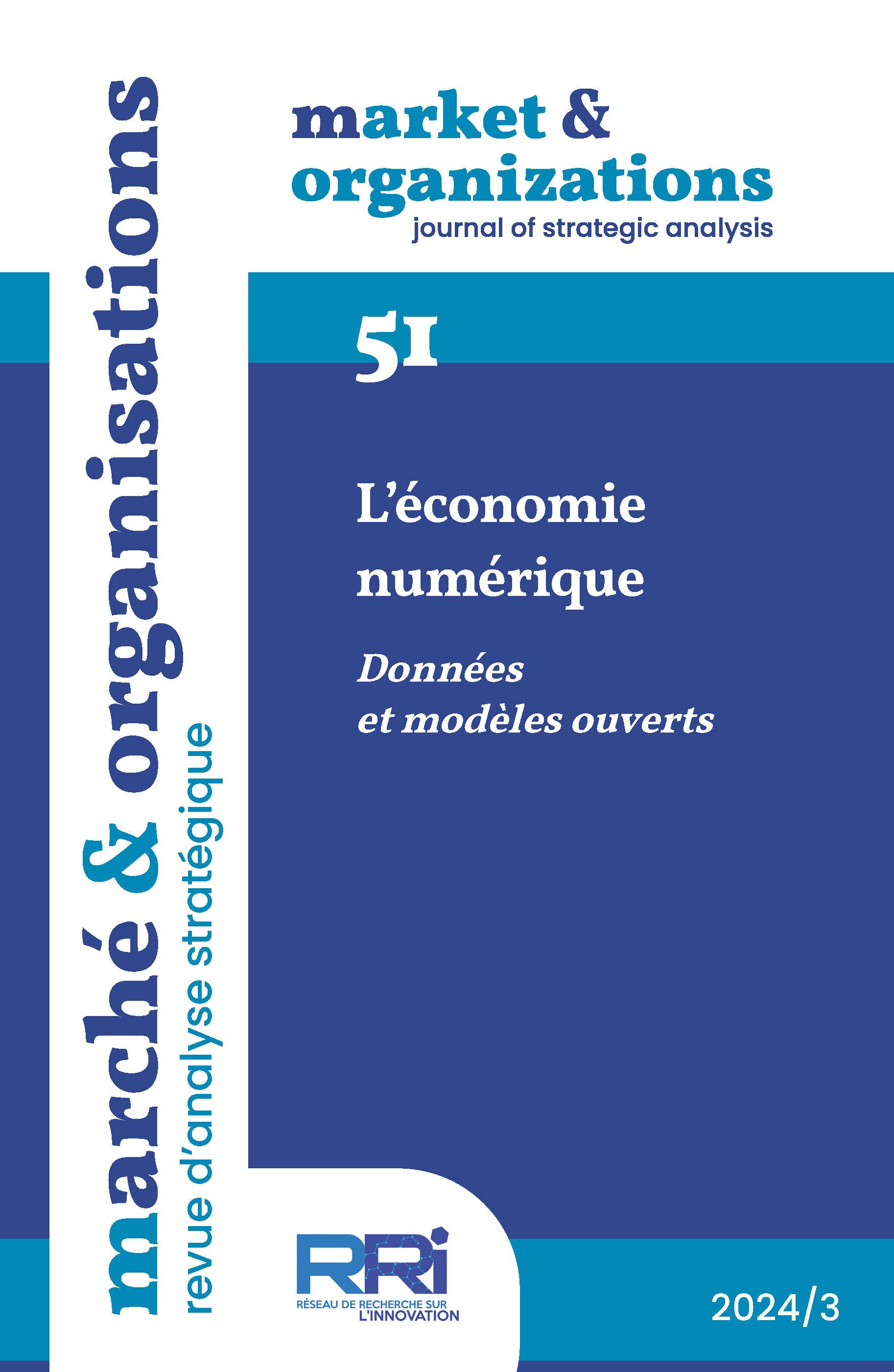 Marché et organisation n° 51 - L'économie numérique