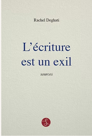 L'écriture est un exil