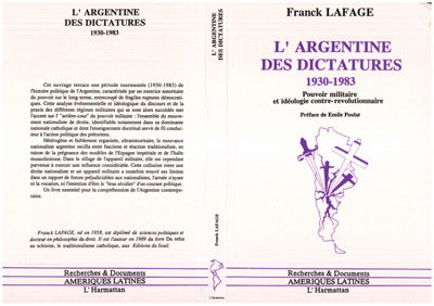 L'Argentine des dictatures 1930 - 1983