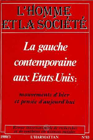 GAUCHE CONTEMPORAINE AUX  ETATS-UNIS : MOUVEMENTS ...