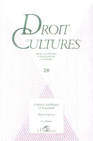 CULTURES JURIDIQUES ET JUGEMENT, DROIT FONCIER, LE NOM