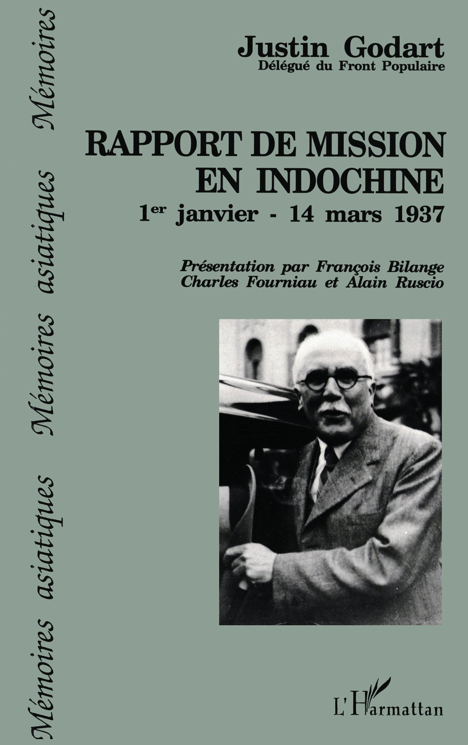 Rapport de mission en Indochine du 1er janvier au 14 mars 1937