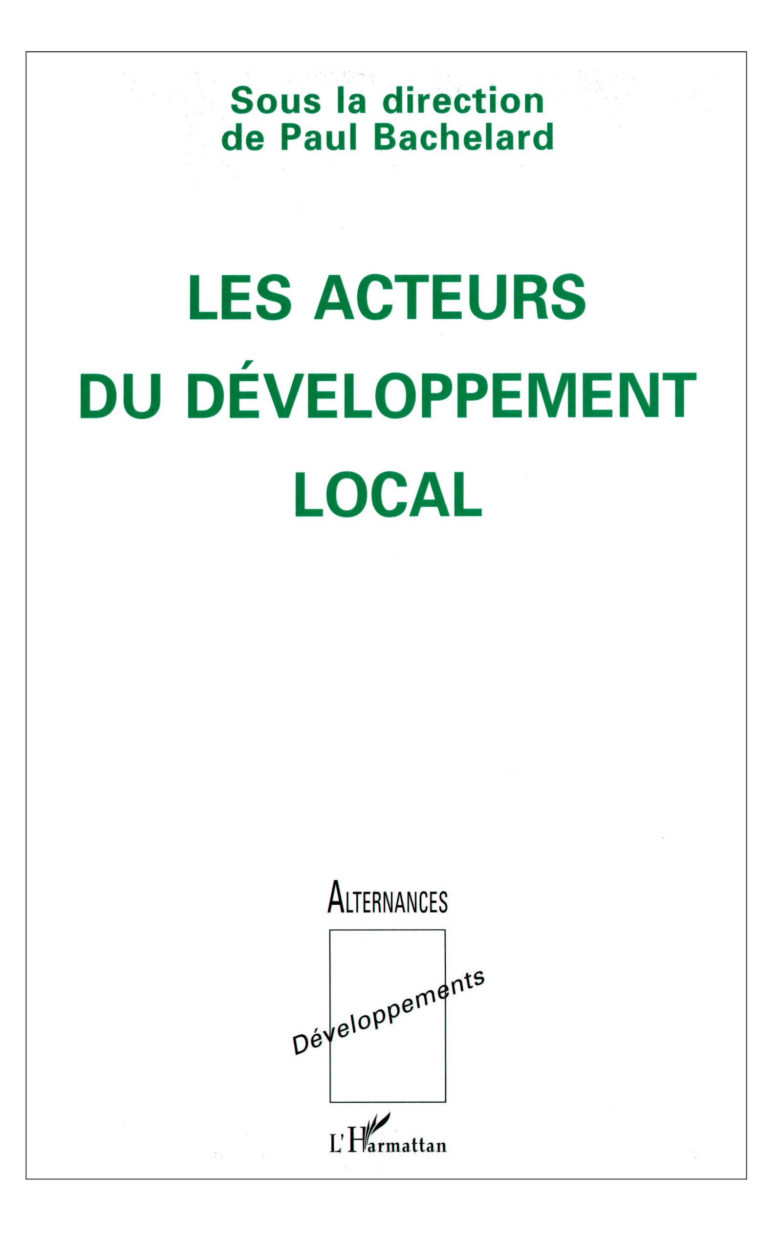 Les acteurs du développement local