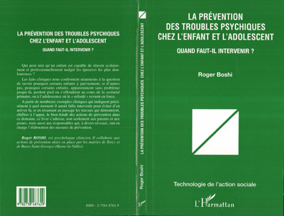 LA PRÉVENTION DES TROUBLES PSYCHIQUES CHEZ L'ENFANT ET L'ADOLESCENT