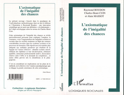 L'AXIOMATIQUE DE L'INÉGALITÉ DES CHANCES