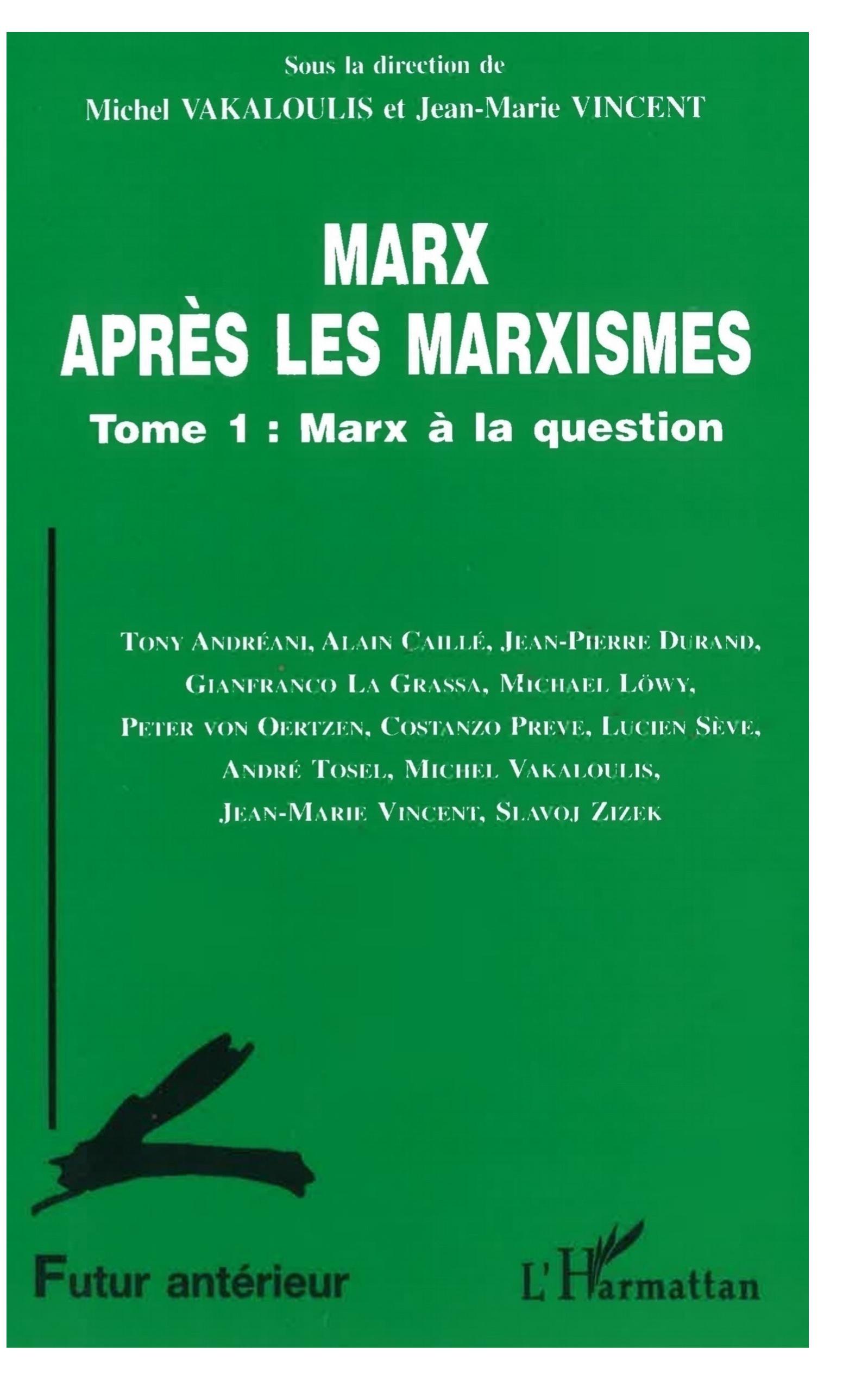 Marx après les marxistes