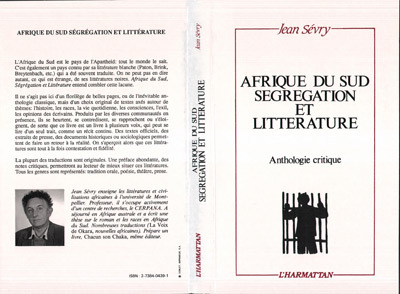 Afrique du Sud, ségrégation et littérature