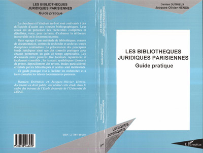 Les bibliothèques juridiques parisiennes