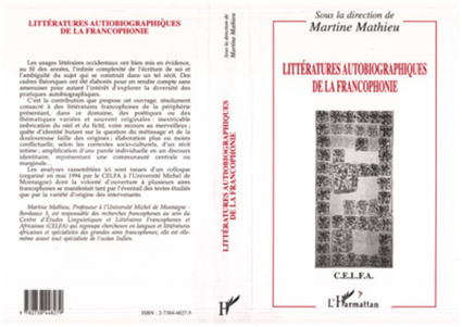 Littératures autobiographiques de la francophonie