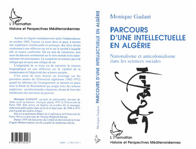 Parcours d'une intellectuelle en Algérie