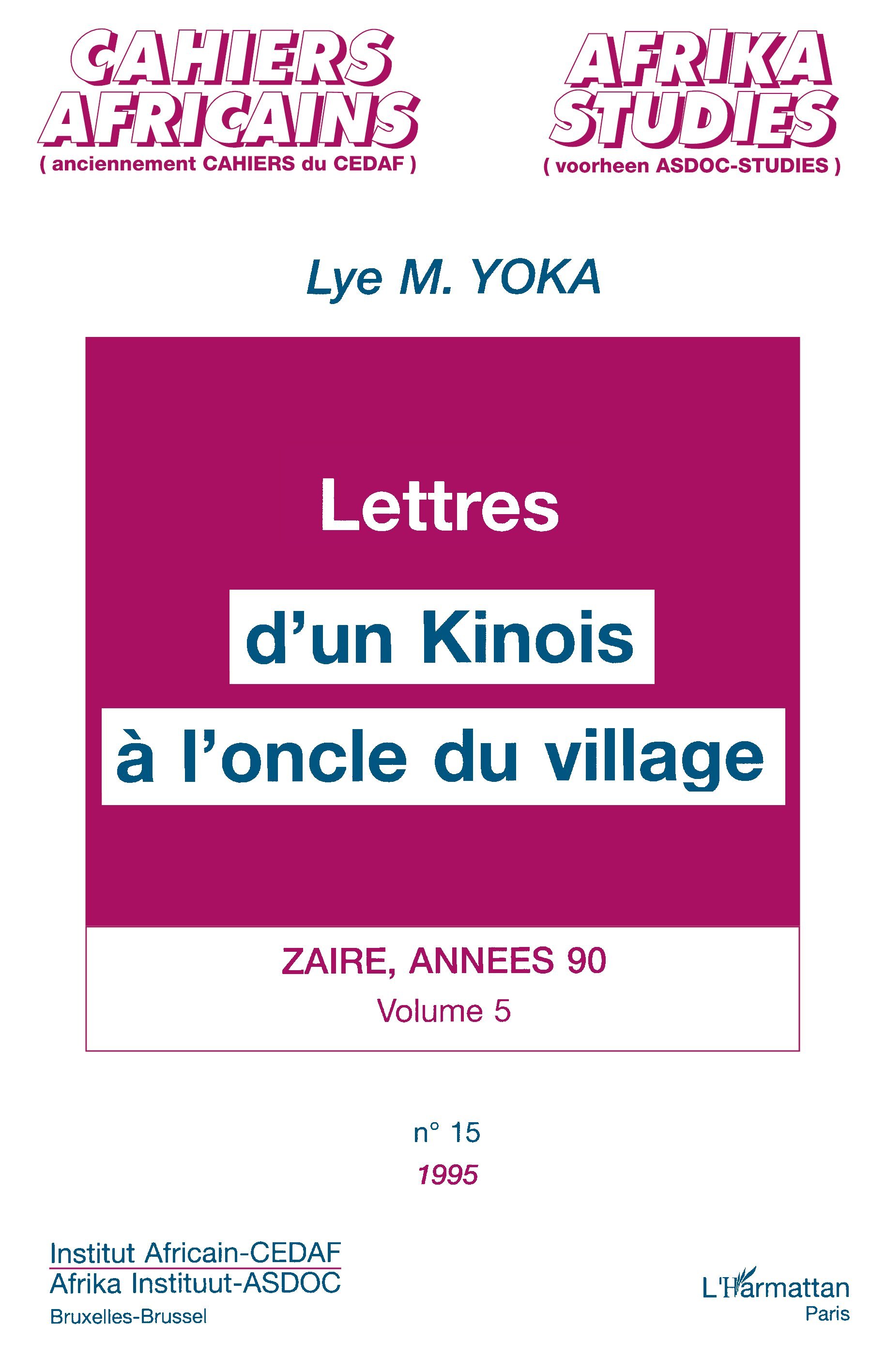 Lettres d'un Kinois à l'oncle du village