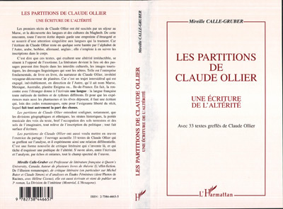 Les partitions de Claude Ollier