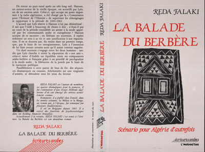 La ballade du berbère - Scénario pour l'Algérie d'autrefois