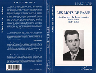 Les mots de passe - 1954-1959