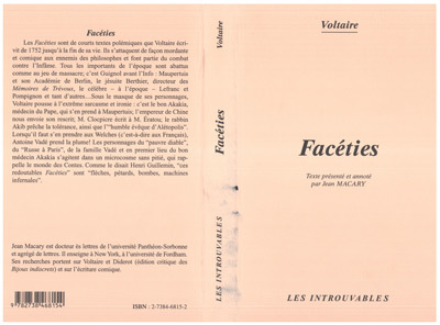 FACÉTIES