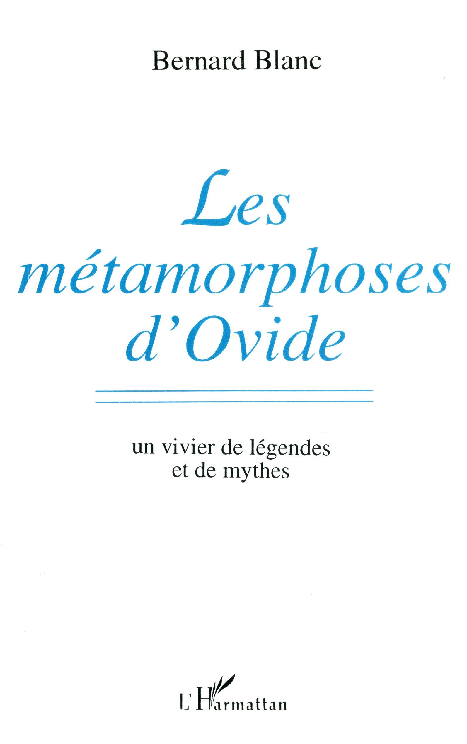 Les métamorphoses d'Ovide