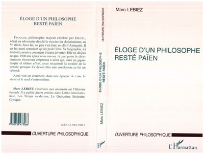 ELOGE D'UN PHILOSOPHE RESTE PAIEN