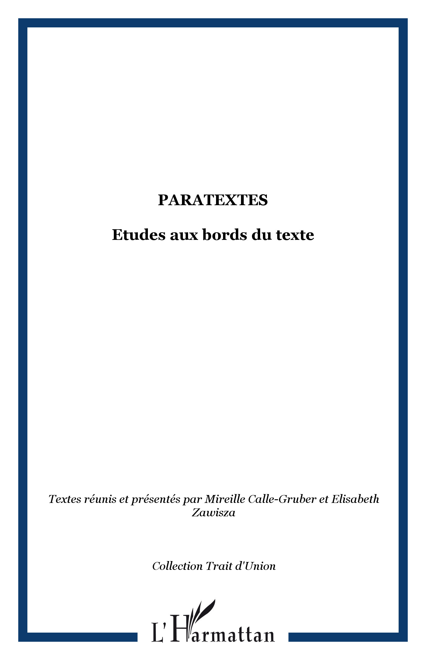 PARATEXTES