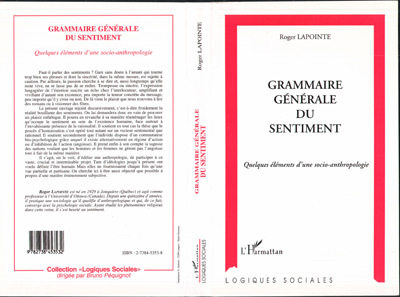 GRAMMAIRE GENERALE DU SENTIMENT
