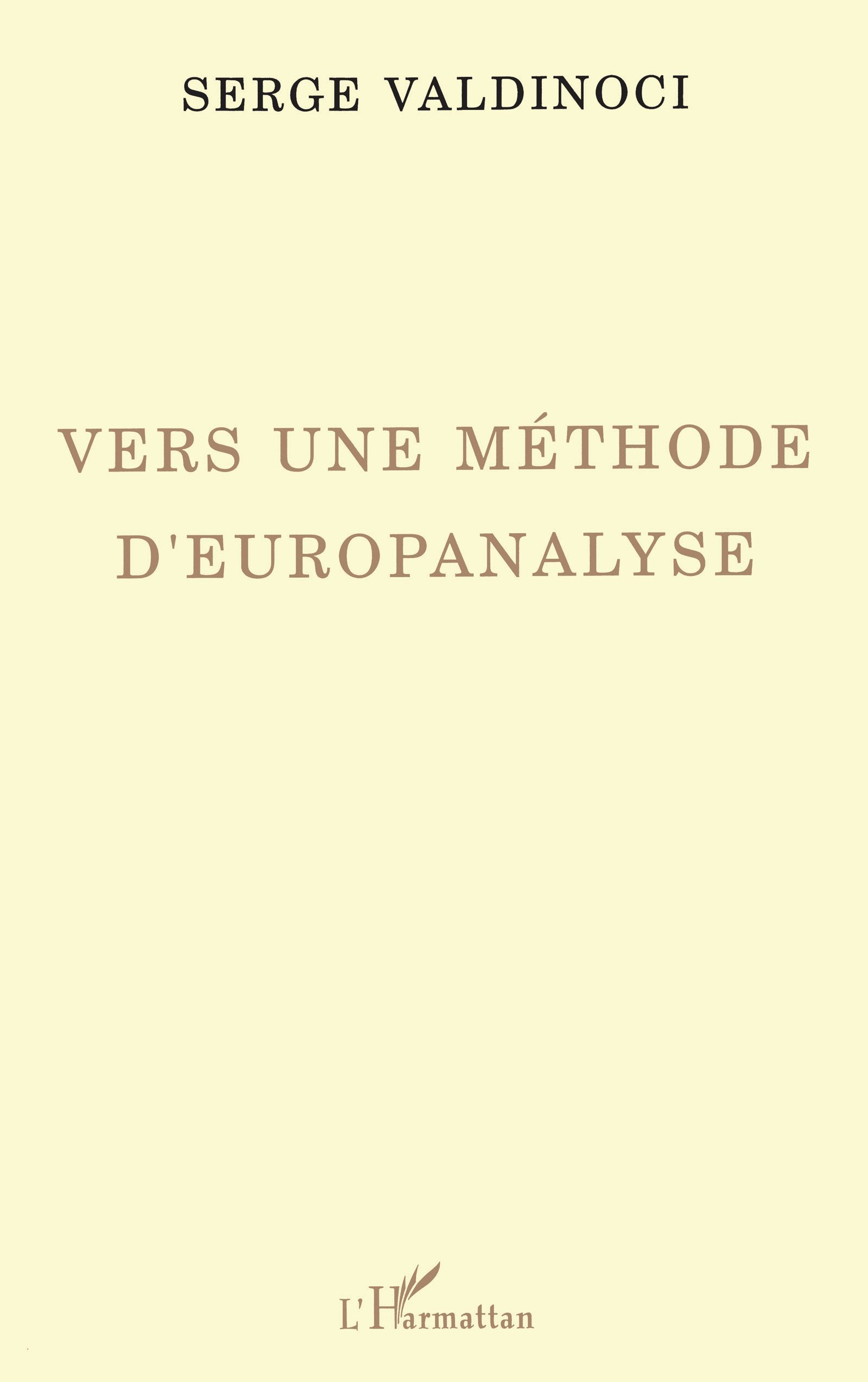 Vers une méthode d'europanalyse