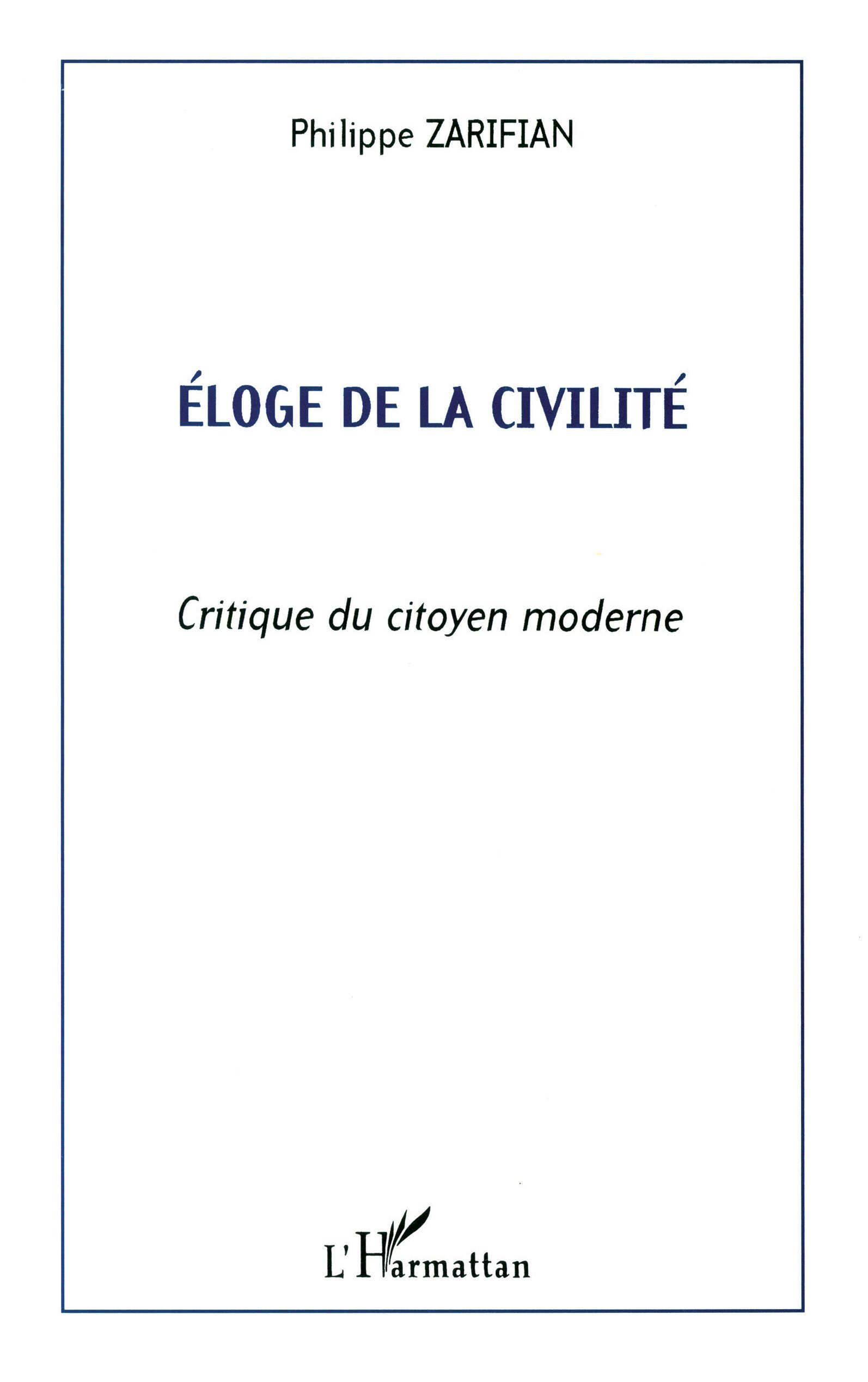 Eloge de la civilité