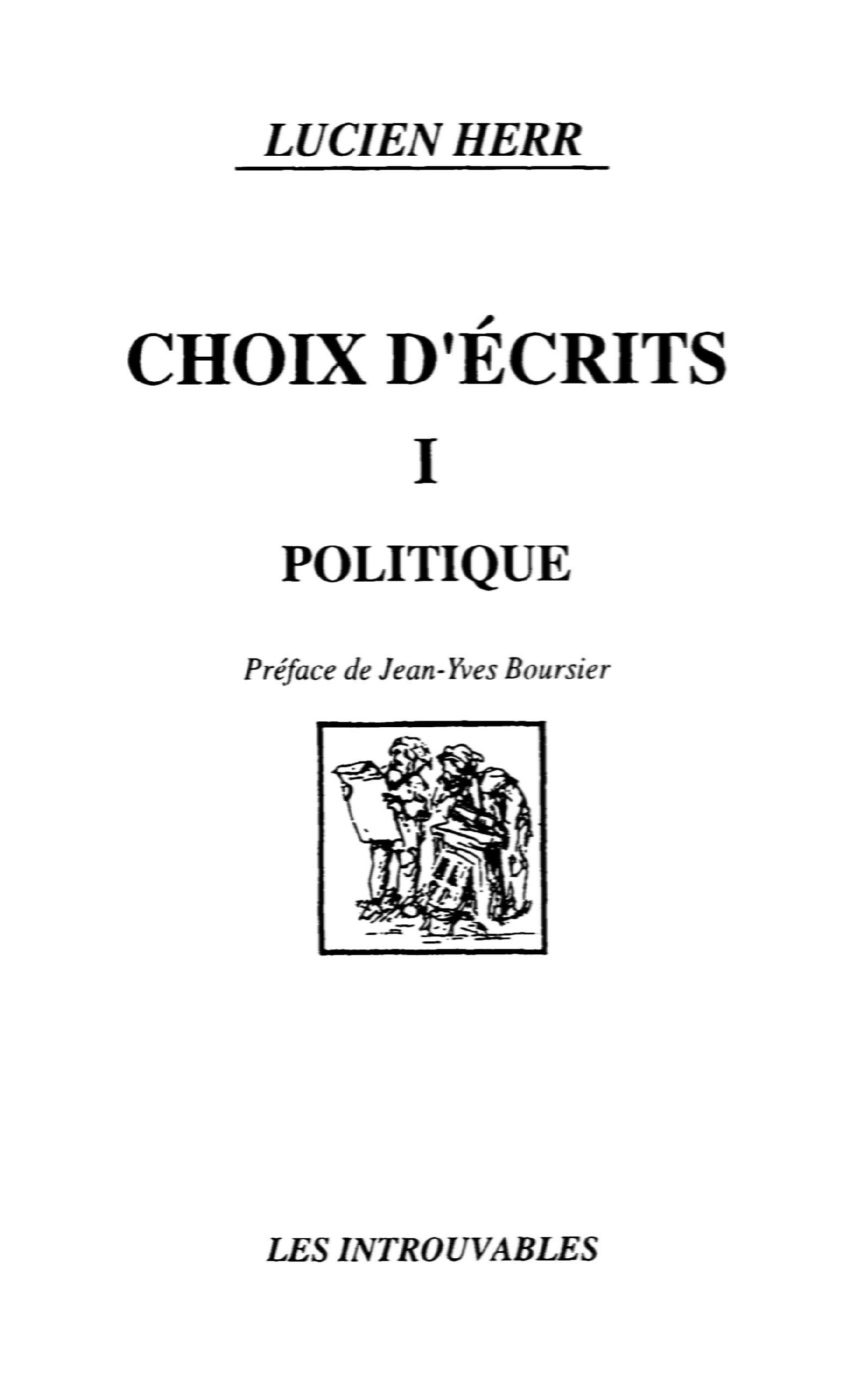 Choix d'écrits