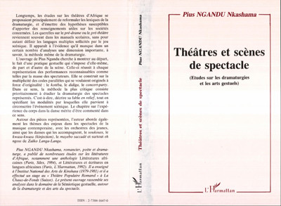 Théâtres et scènes de spectacles