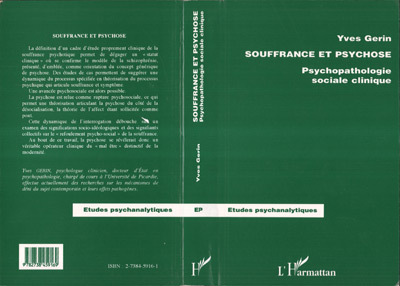 SOUFFRANCE ET PSYCHOSE