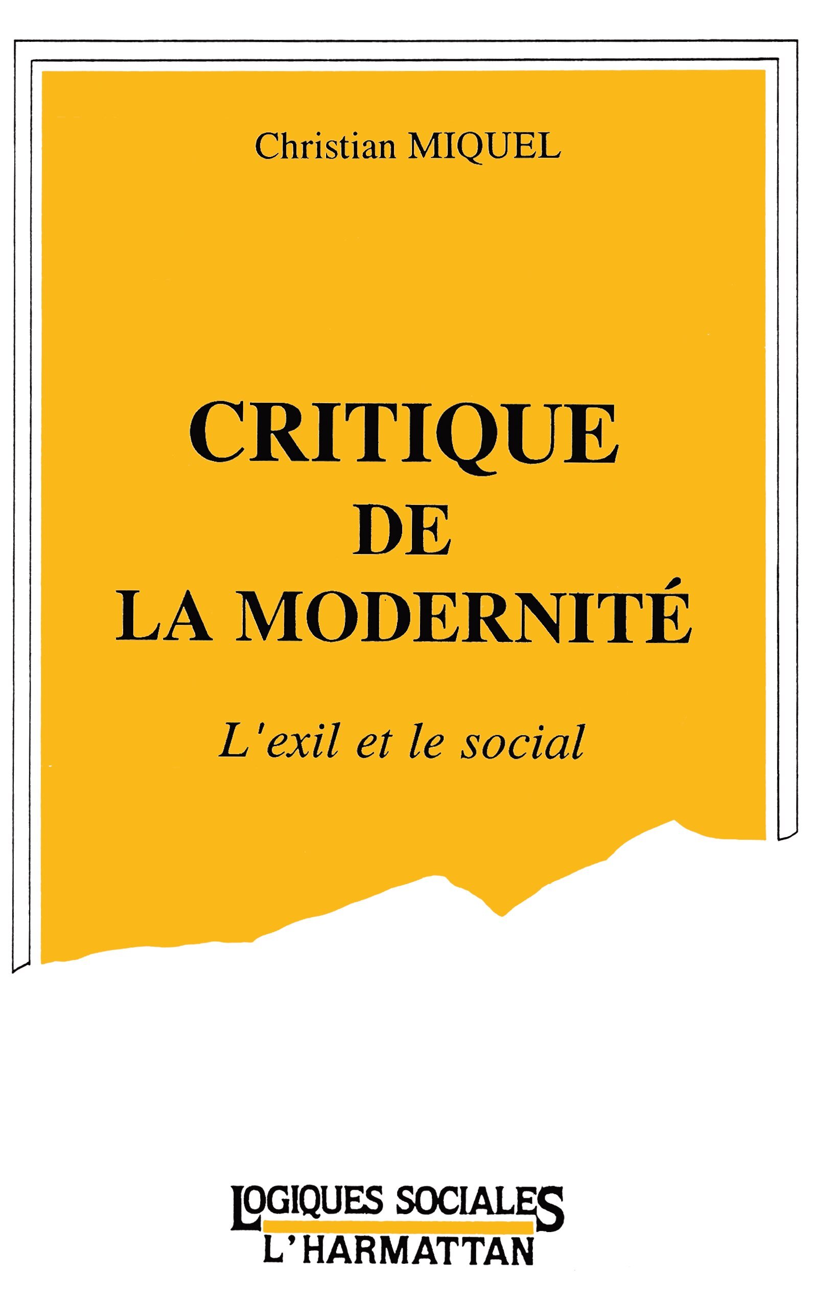 Critique de la modernité