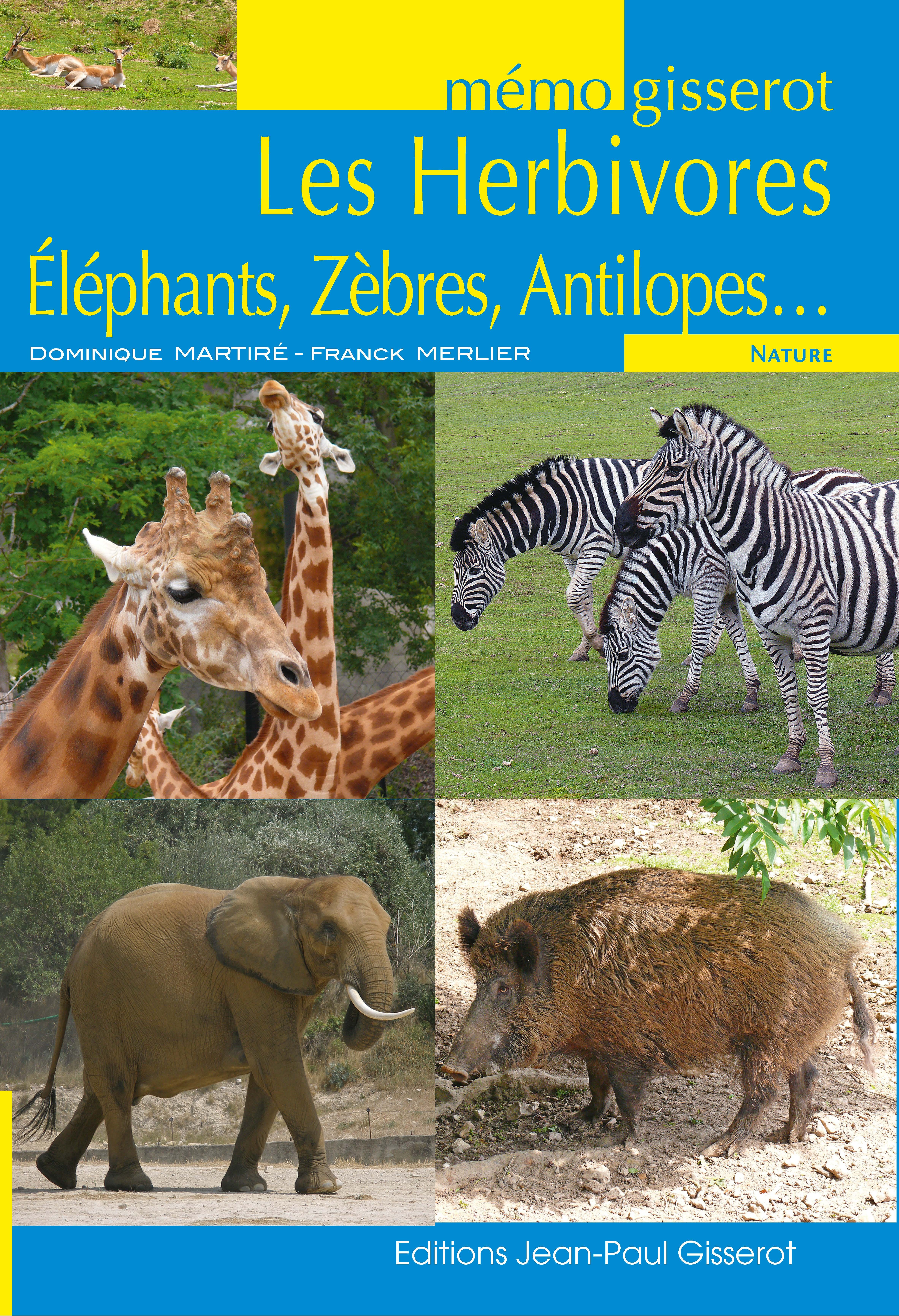 Les herbivores - éléphants, zèbres, antilopes...