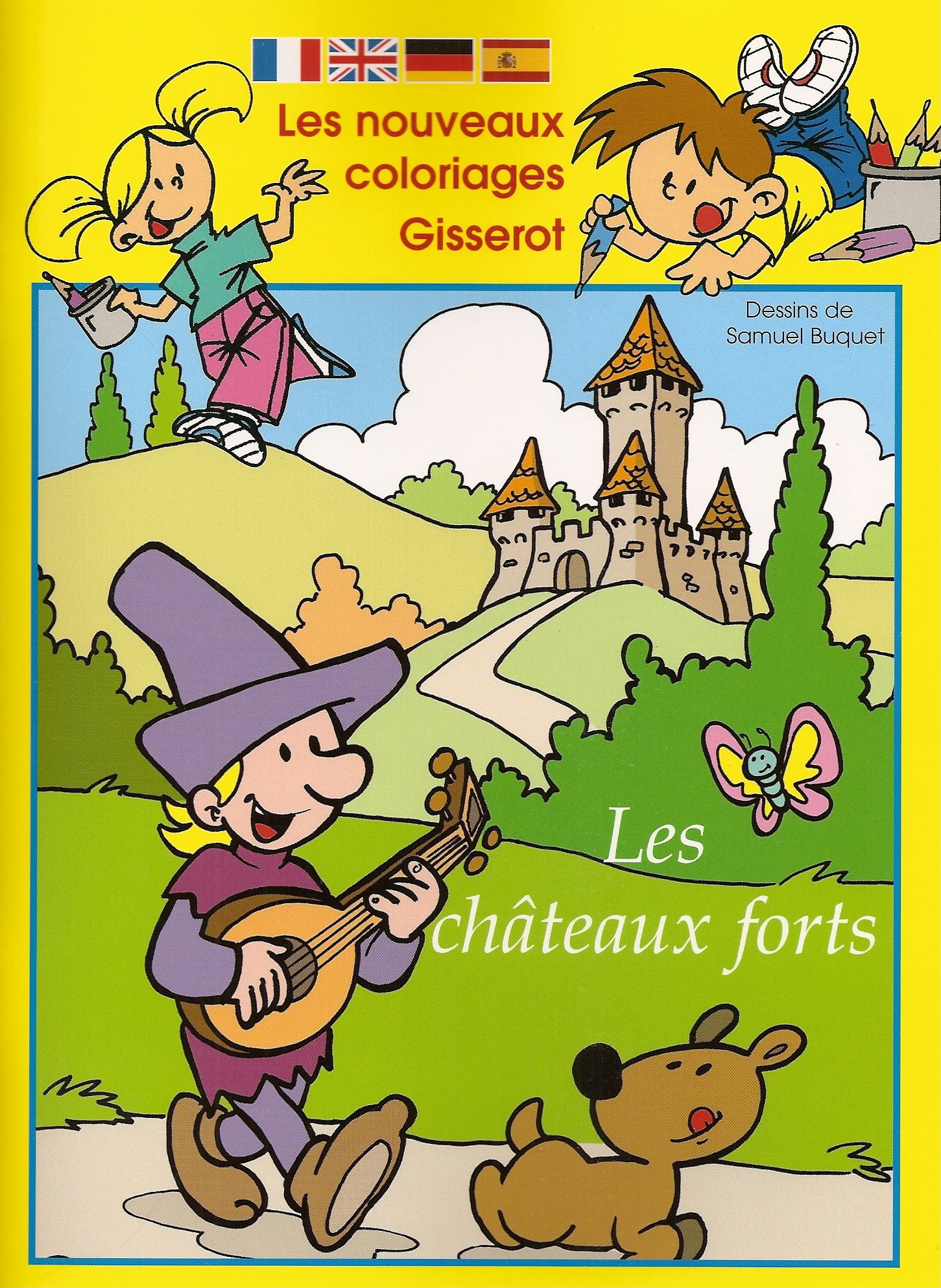 COLORIAGES NOUVEAUX : CHATEAUX FORTS