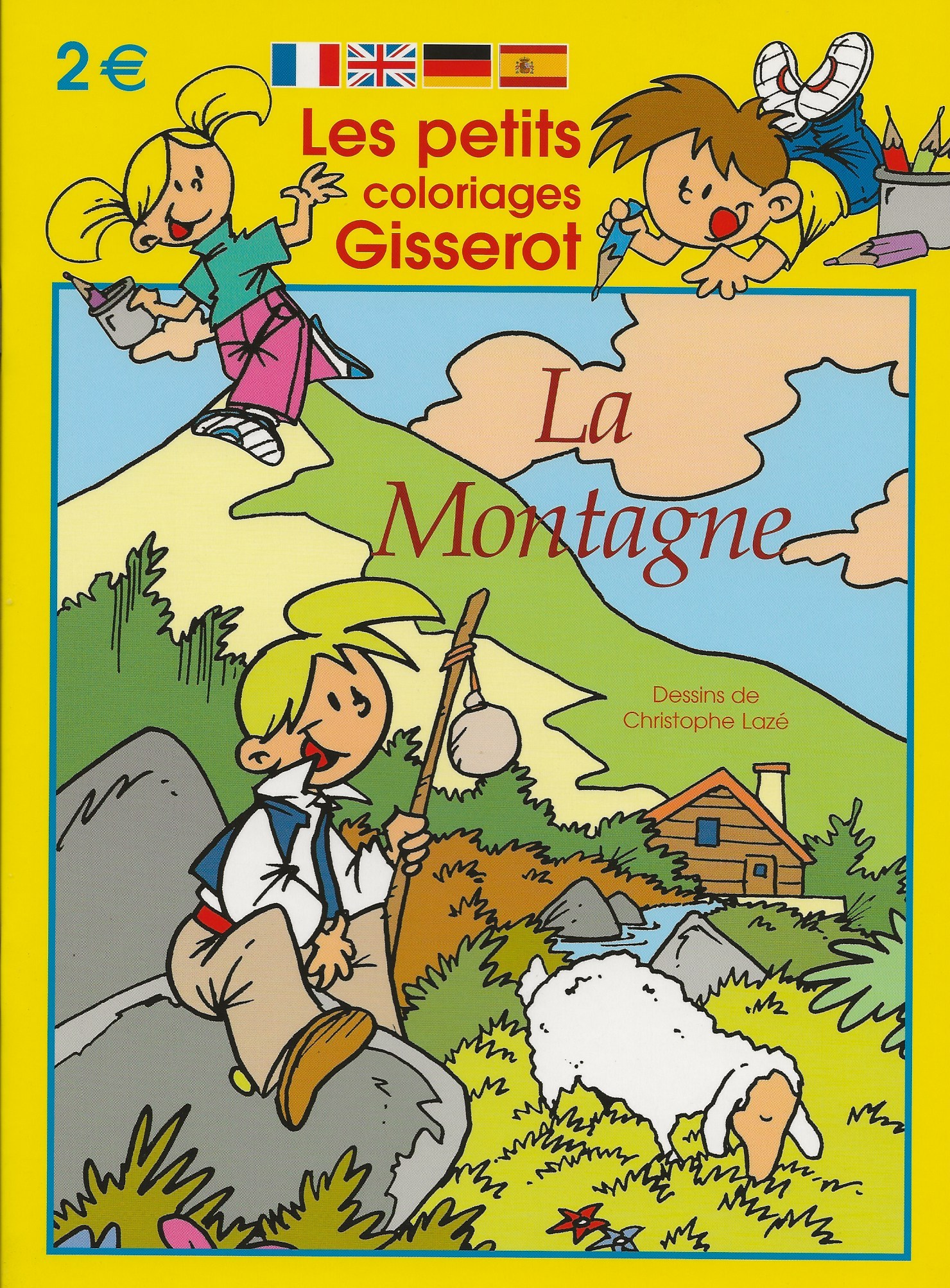 COLORIAGES PETITS : MONTAGNE