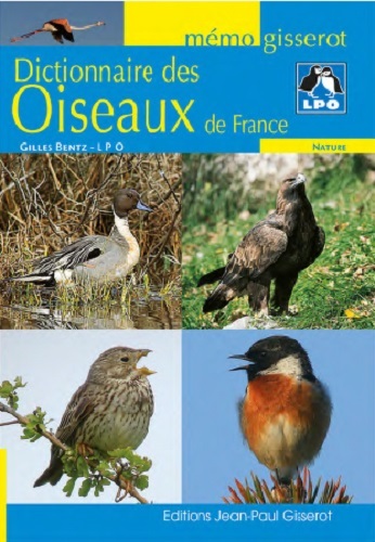 MEMO : DICTIONNAIRE DES OISEAUX DE FRANCE