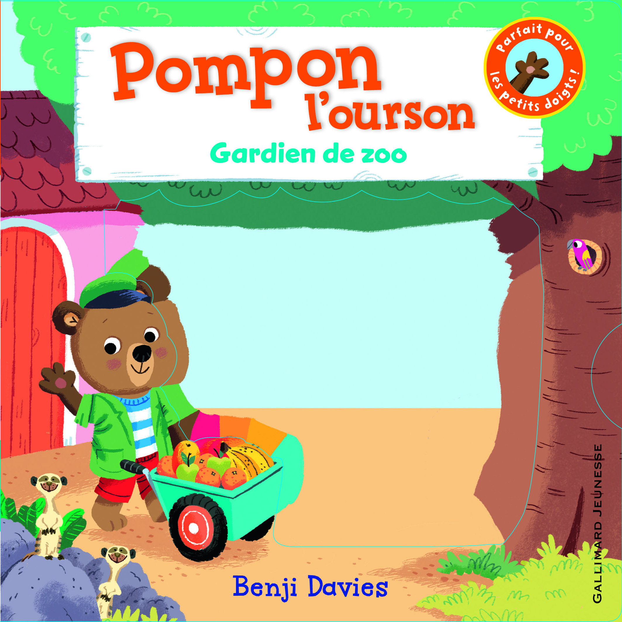 Pompon l'ourson : Gardien de zoo