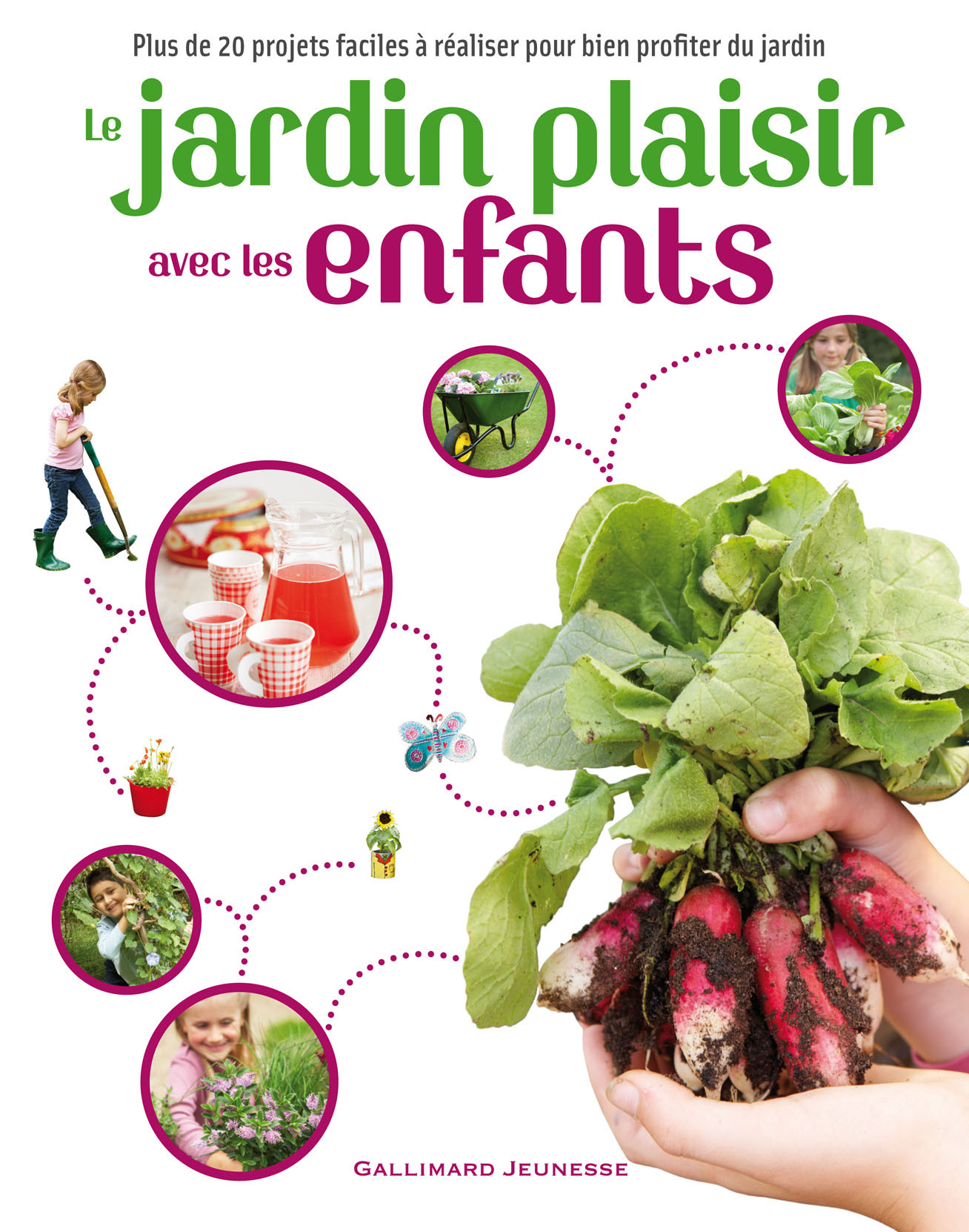 Le jardin plaisir avec les enfants