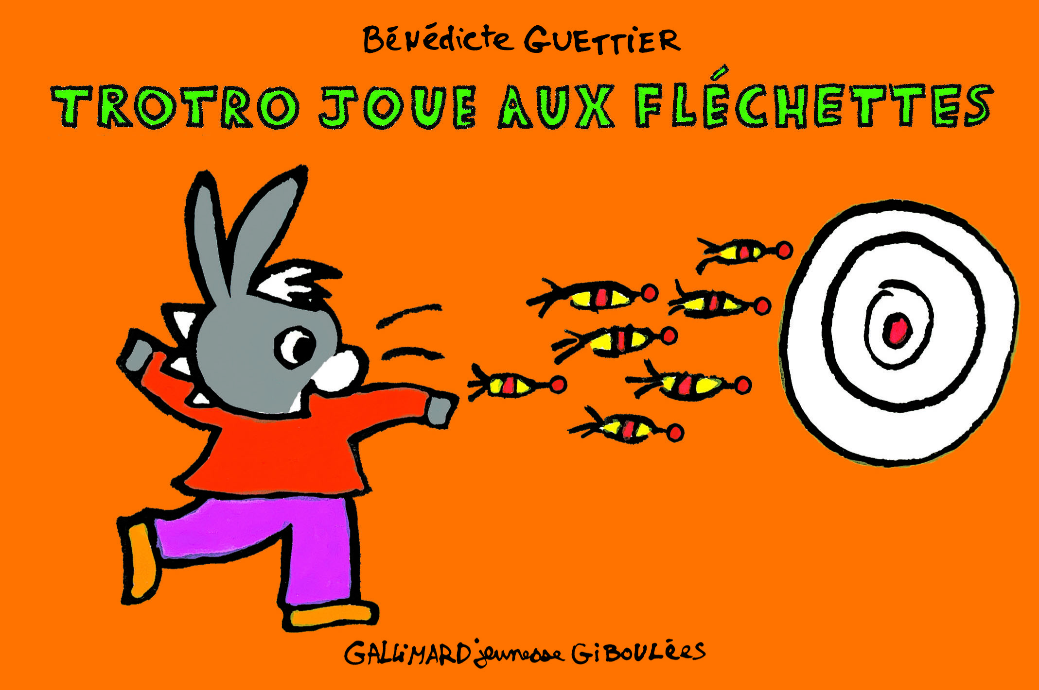 Trotro joue aux fléchettes