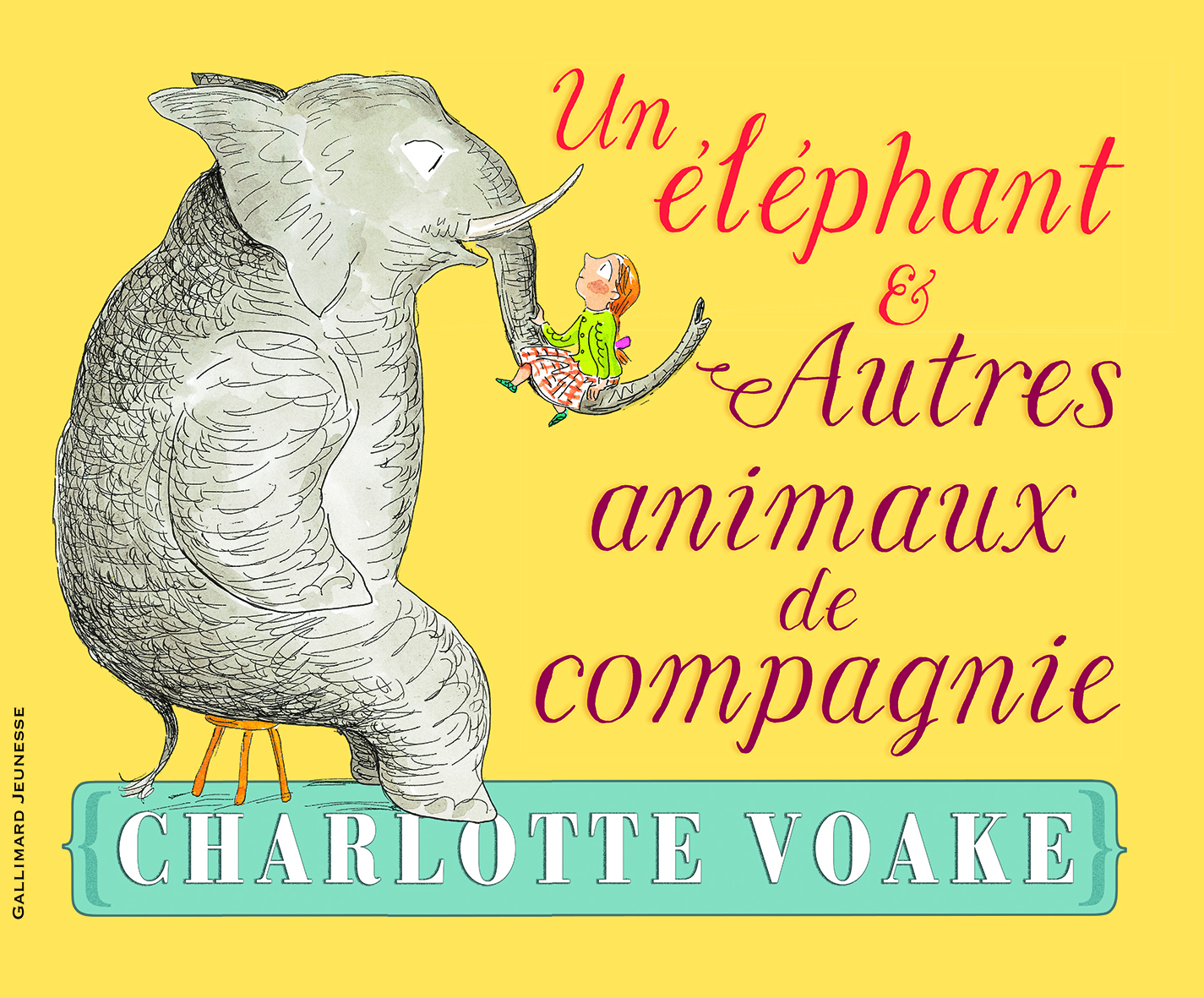 Un éléphant et autres animaux de compagnie