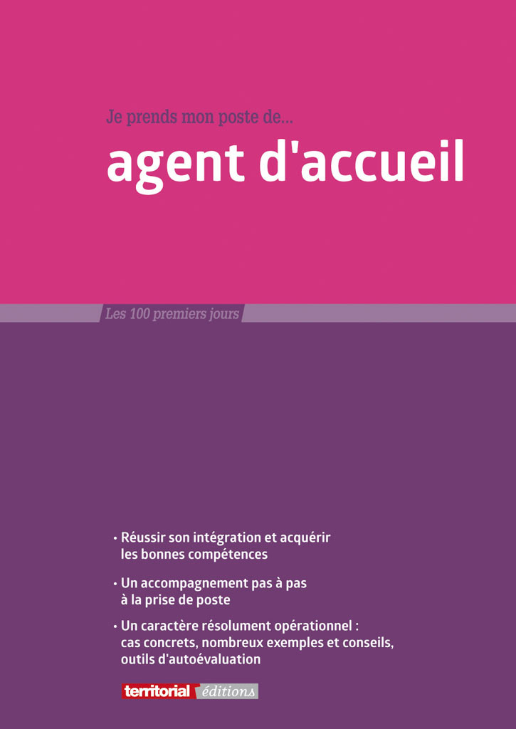 Je prends mon poste de responsable d'agent d'accueil