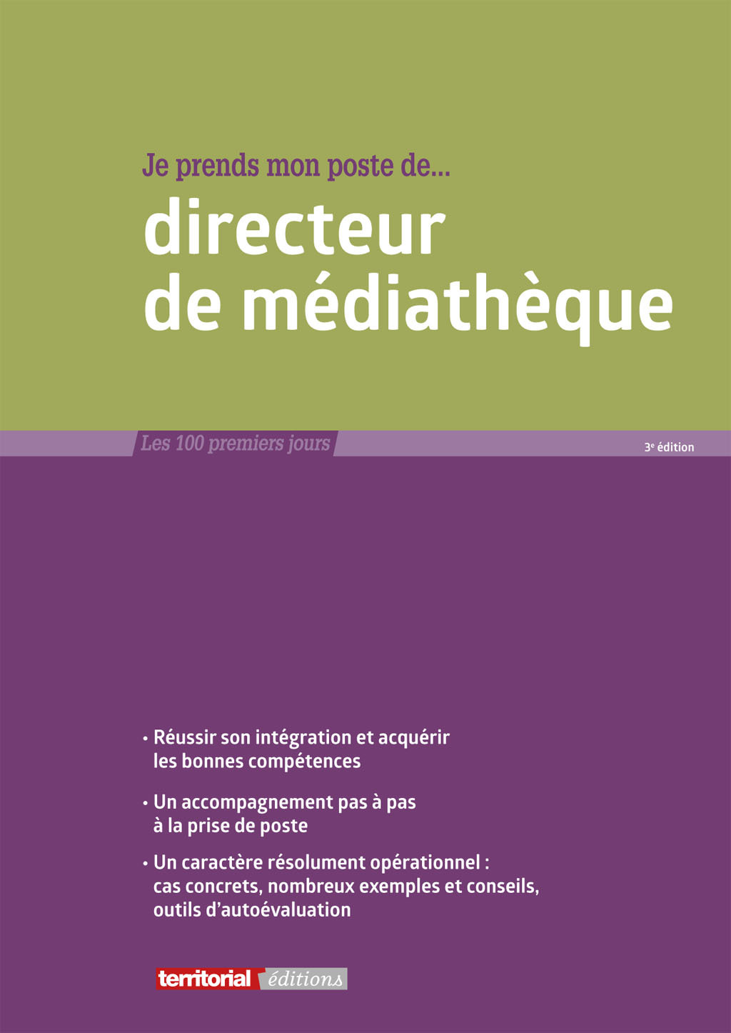 Je prends mon poste de directeur de médiathèque