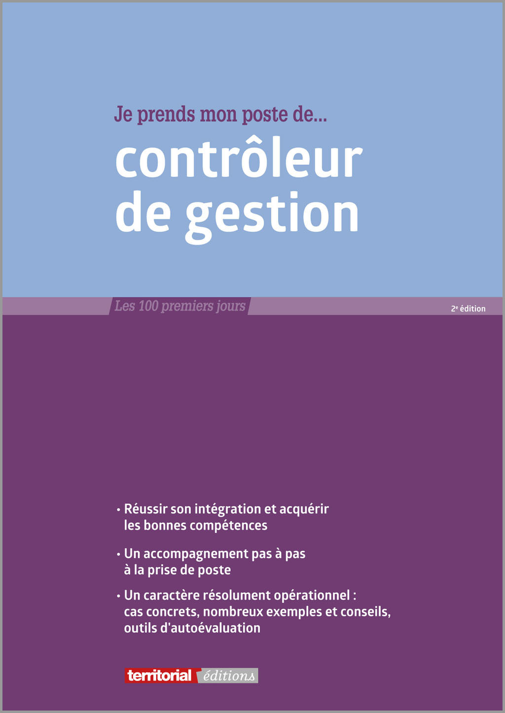 Je prends mon poste de contrôleur de gestion