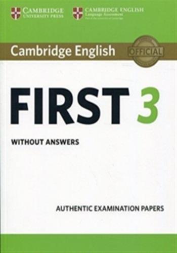Cambridge English First 3 Student's Book without Answers