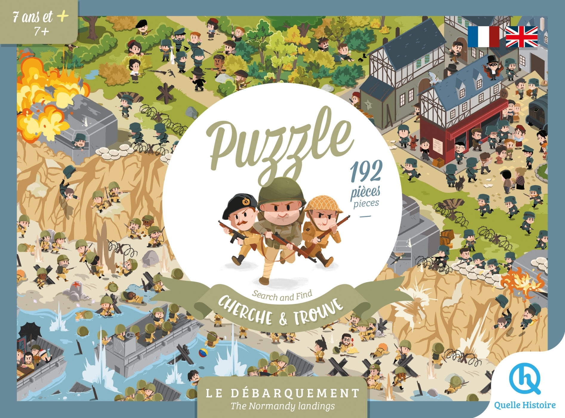 Puzzle Cherche et Trouve - Le Débarquement (2nde Ed)